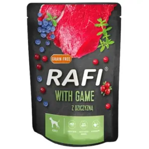 Karma dla psa RAFI dziczyzna 300g