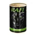 Karma dla psa RAFI dzik marchew w sosie 1240g