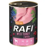 Karma dla psa RAFI indyk borówka żurawina 400g
