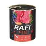 Karma dla psa RAFI wołowina borówka żurawina 800g