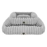 Luksusowe legowisko PETSTORIES cloud square szare S 50cm