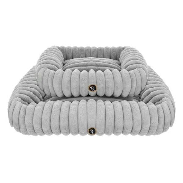 Luksusowe legowisko PETSTORIES cloud square szare S 50cm