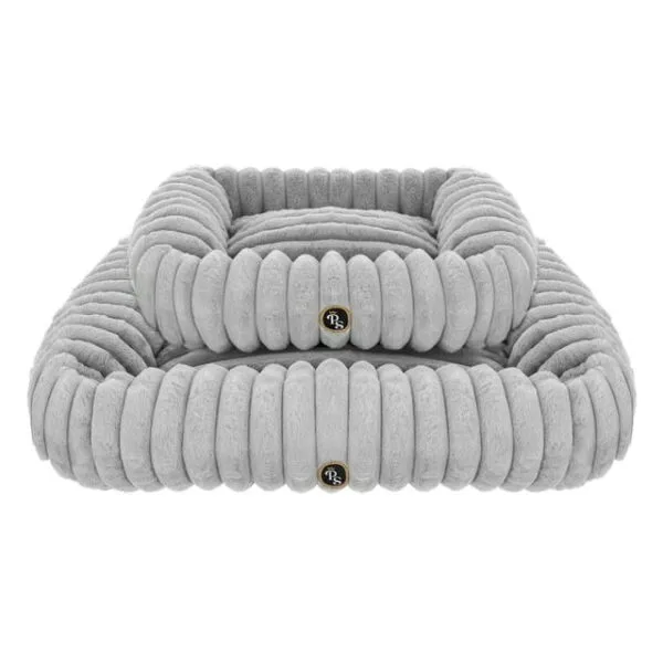 Luksusowe legowisko PETSTORIES cloud square szare S 50cm