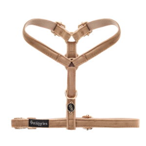 Luksusowe regulowane szelki guard PETSTORIES beżowe XS S M