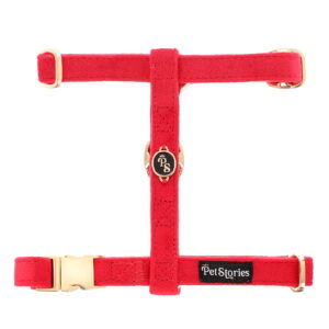 Luksusowe szelki guard PETSTORIES czerwone chili XS S M