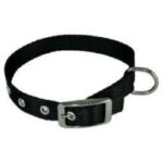 Obroża dla psa CHABA taśma 30mm-80cm czarna