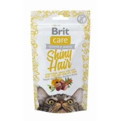 Przysmaki dla kota BRIT CARE shiny hair 50g Przysmaki dla kota BRIT CARE shiny hair 50g