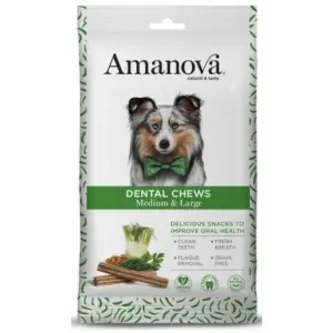 Przysmaki dla psa AMANOVA Dental Chews Medium Large 180g