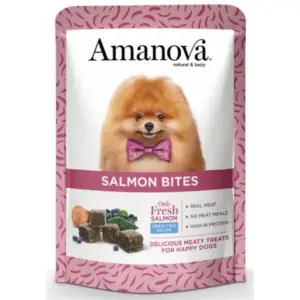 Przysmaki dla psa AMANOVA Salmon Bites łosoś 100g