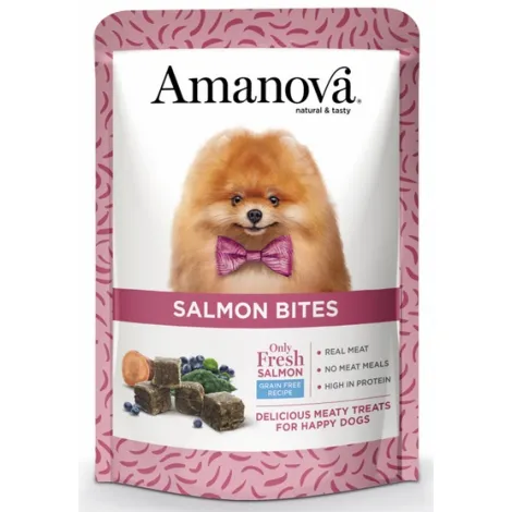 Przysmaki dla psa AMANOVA Salmon Bites łosoś 100g