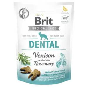 Przysmaki dla psa BRIT CARE dental dziczyzna rozmaryn 150g