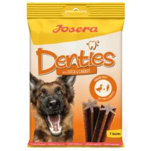 Przysmaki dla psa JOSERA Denties kaczka marchew 180g