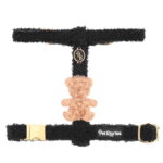 Regulowane szelki guard PETSTORIES czarne teddy bear XS S M