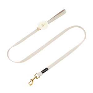 Smycz-PETSTORIES-amore-Ivory-biala-M-L