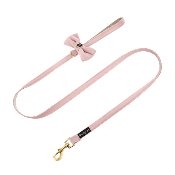 Smycz PETSTORIES velvet bow różne kolory M L 150-200cm 2 Smycz PETSTORIES velvet bow różne kolory M L 150-200cm