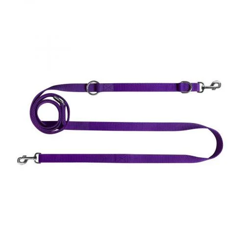 Smycz dla psa CHABA regulowana 25mm-260cm fioletowa