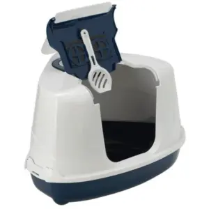 Toaleta YARRO narożna z filtrem granat