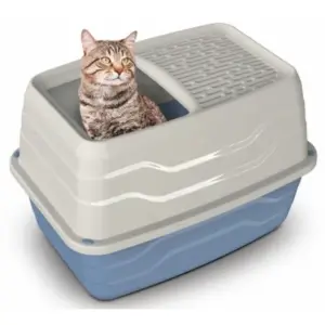 Toaleta dla kota YARRO z wyjściem od góry beż 56cm