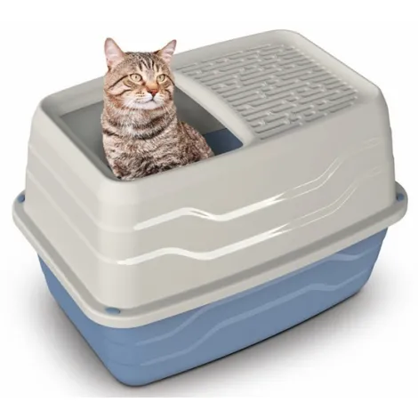 Toaleta dla kota YARRO z wyjściem od góry beż 56cm