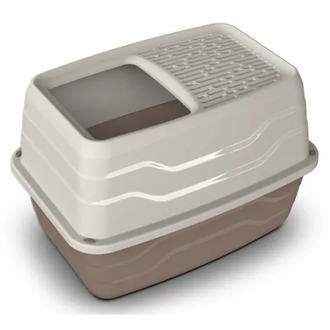 Toaleta dla kota YARRO z wyjściem od góry beż 56cm