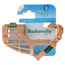 Kaganiec dla psa BASKERVILLE classic 3 beżowy 20cm