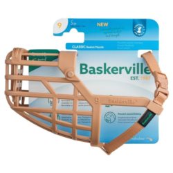 Kaganiec dla psa BASKERVILLE classic 9 beżowy 34cm