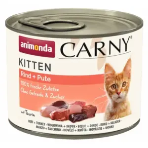 Karma dla kota ANIMONDA carny kitten wół indyk 200g