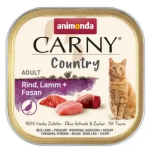 Karma dla kota ANIMONDA carny wół jagnię bażant tacka 100g