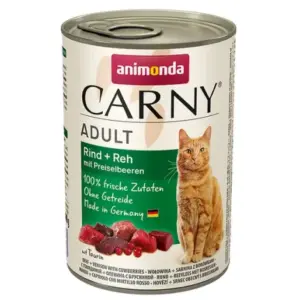 Karma dla kota ANIMONDA carny wół sarna borówka 400g
