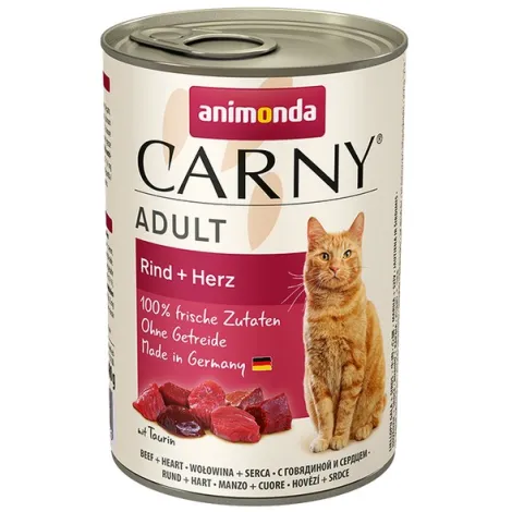 Karma dla kota ANIMONDA carny wół serca 400g Karma dla kota ANIMONDA carny wół serca 400g