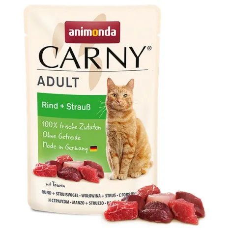 Karma dla kota ANIMONDA carny wół struś 85g