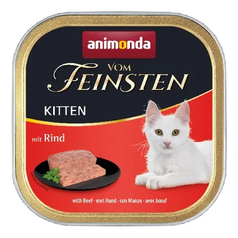 Karma dla kota ANIMONDA feinsten kitten wół 100g