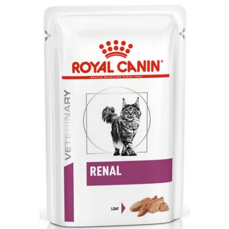 Karma dla kota ROYAL CANIN veterinary diet feline renal loaf sasz 85g Karma dla kota ROYAL CANIN veterinary diet feline renal loaf sasz 85g