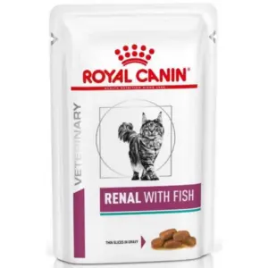 Karma dla kota ROYAL CANIN veterinary diet feline renal ryba sasz 85g