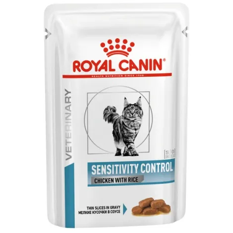 Karma dla kota ROYAL CANIN veterinary diet feline sensitivity control sasz 85g Karma dla kota ROYAL CANIN veterinary diet feline sensitivity control sasz 85g