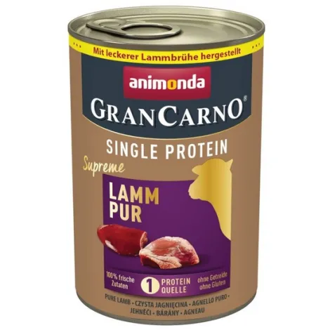 Karma dla psa ANIMONDA single protein jagnięcina 400g