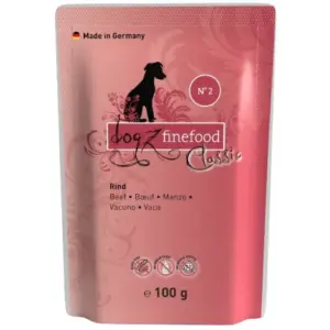 Karma dla psa DOGZ FINEFOOD Classic N.02 Wołowina 100g