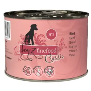 Karma dla psa DOGZ FINEFOOD Classic N.02 Wołowina 200g