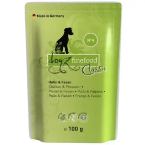 Karma dla psa DOGZ FINEFOOD Classic N.04 Kurczak i bażant 100g