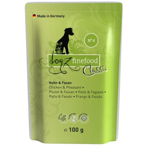 Karma dla psa DOGZ FINEFOOD Classic N.04 Kurczak i bażant 100g