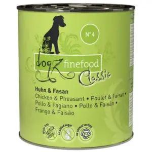 Karma dla psa DOGZ FINEFOOD Classic N.04 Kurczak i bażant 800g