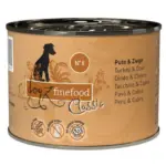 Karma dla psa DOGZ FINEFOOD Classic N.08 Indyk i koza 200g