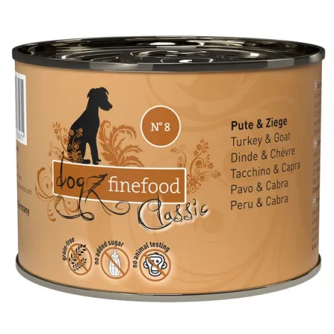 Karma dla psa DOGZ FINEFOOD Classic N.08 Indyk i koza 200g Karma dla psa DOGZ FINEFOOD Classic N.08 Indyk i koza 200g