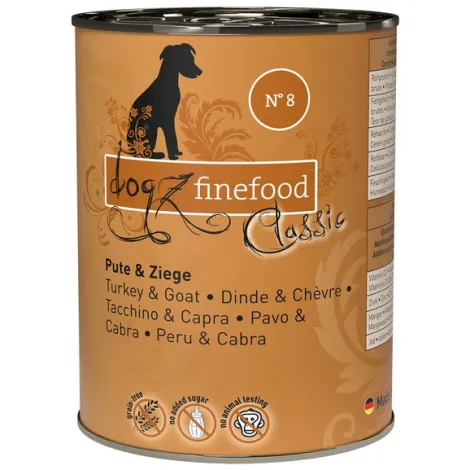 Karma dla psa DOGZ FINEFOOD Classic N.08 Indyk i koza 400g Karma dla psa DOGZ FINEFOOD Classic N.08 Indyk i koza 400g