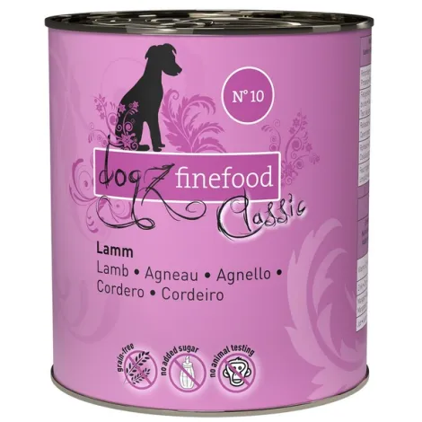 Karma dla psa DOGZ FINEFOOD Classic N.10 Jagnięcina 800g Karma dla psa DOGZ FINEFOOD Classic N.10 Jagnięcina 800g