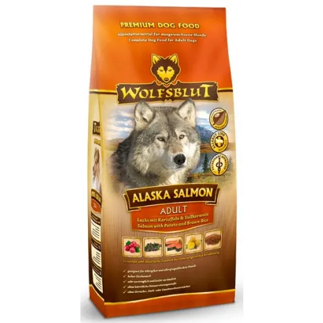 Karma dla psa WOLFSBLUT Alaska łosoś ryż 2kg Karma dla psa WOLFSBLUT Alaska łosoś ryż 2kg