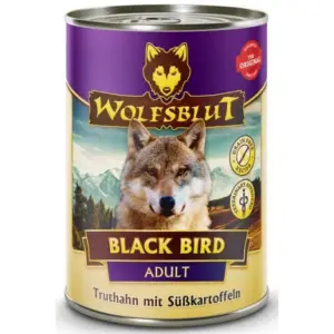 Karma dla psa WOLFSBLUT Black Bird indyk bataty 395g