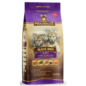 Karma dla psa WOLFSBLUT Black Bird puppy indyk bataty 12.5kg