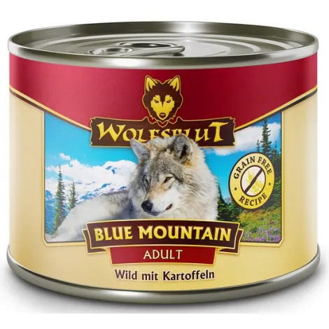 Karma dla psa WOLFSBLUT Blue Mountain dziczyzna ziemniaki 200g