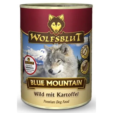 Karma dla psa WOLFSBLUT Blue Mountain dziczyzna ziemniaki 395g